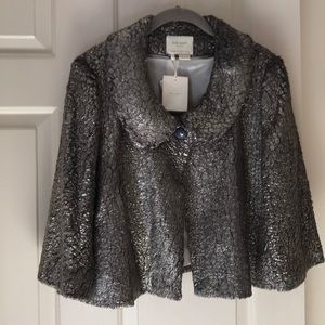 Kate spade Nicole jacket mercury gunmetal